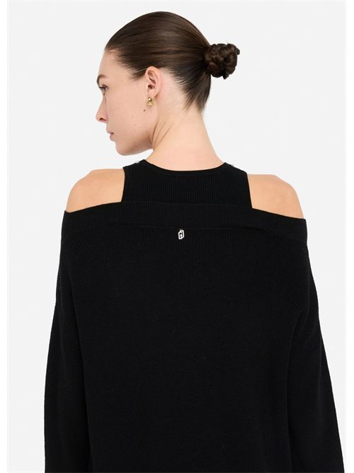 Maglione con ricami gioiello LIU JO | MF5126MA85Q/22222